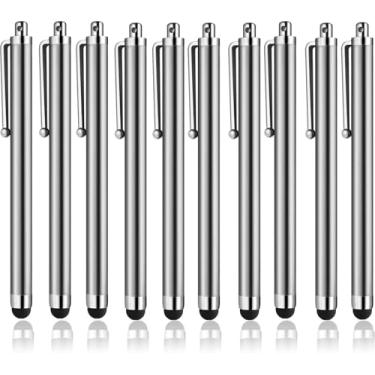 Imagem de Canetas Stylus para telas sensíveis ao toque, Abiarst Stylus universal de alta precisão para iPad, iPhone, tablets, Samsung Galaxy, todas as telas sensíveis ao toque capacitivas (pacote com 10)