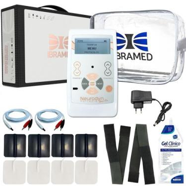 Imagem de Neurodyn Portátil TENS FES Aparelho com 2 Canais e 9 Modos Ibramed com