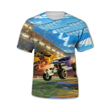 Imagem de Design criativo do jogo Rocket League, camiseta legal e moderna com pe