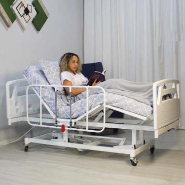 Imagem de Cama Hospitalar Elétrica 8 Movimentos com Elevação do Leito e Colchão 