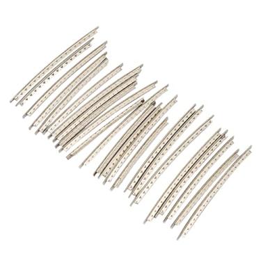 Imagem de Cryfokt Conjunto de Fio de Cobre Durável para Guitarra Fretwire, Fácil Instalação para Guitarras Elétricas, 24 Peças para Amantes de