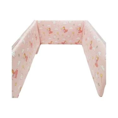 Imagem de Protetor De Berço De Algodão Para Bebês, Barreira De Cama Para Recém-N