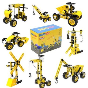 Imagem de Bloco De Montar Encaixe Brinquedo Educativo Criativo De Engenharia 100