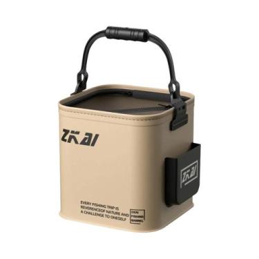 Imagem de Balde De Pesca Grande Dobrável Impermeável 8L 13L Portátil Multifuncio