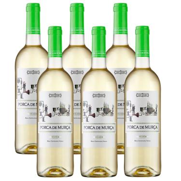Imagem de Kit 06 Un. Vinho Português Branco Seco Porca de Murça 750ml