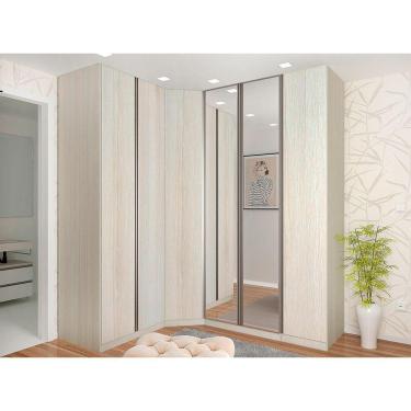 Imagem de Guarda Roupa Casal De Canto 6 Portas E Legno Crema