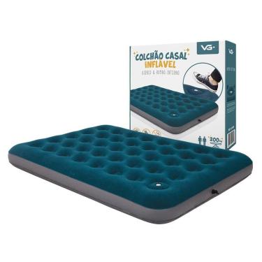 Imagem de Colchão Inflável Cama Casal Airbed Com Bomba Interna Vg Plus-Unissex