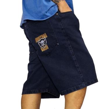 Imagem de Bermuda Jeans Brothas And Cash Palhaço Pirata Preto BRO-286-Masculino