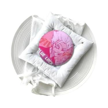 Imagem de Broche De Metal Macio Personalizado Amine B-Blues Locks Em Folha De Fl