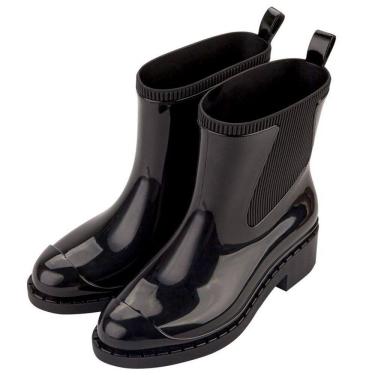 Imagem de Bota Feminina Galocha Impermeável Conforto Pratico Zaxy Wide