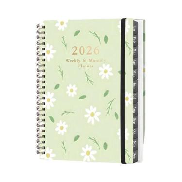 Imagem de Caderno Espiral A5 2026 Com Folhas Soltas Para Estudantes, Diários, Me