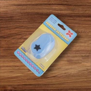 Imagem de Furador Artesanal Furar Papel E.v.a Decorativo Estrela 16mm - MAKE+