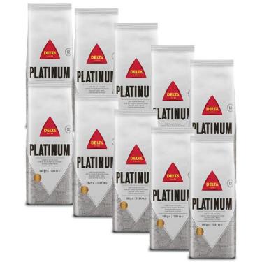 Imagem de Café Grãos Delta Cafés Platinum Int 12 Kit 10 unid de 500g