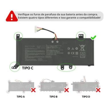Imagem de Bateria para Notebook Asus VivoBook 17 M712DA-AU123T - BestBattery