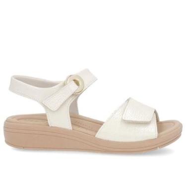 Imagem de SANDALIA USAFLEX ANABELA COURO FECHOFLEX REF AK0508 FEMININO-Feminino