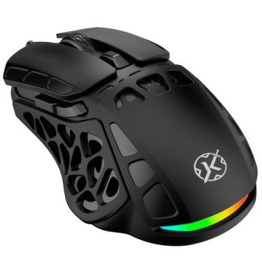 Imagem de Mouse gamer kalkan draugr rgb preto klk00009