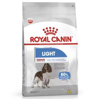 Imagem de Ração Royal Canin Medium Light para Cães Adultos ou Idosos de Porte Mé