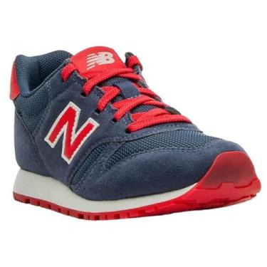 Imagem de Tenis Infantil Unissex Casual Conforto New Balance 373 Lace, Marinho, 