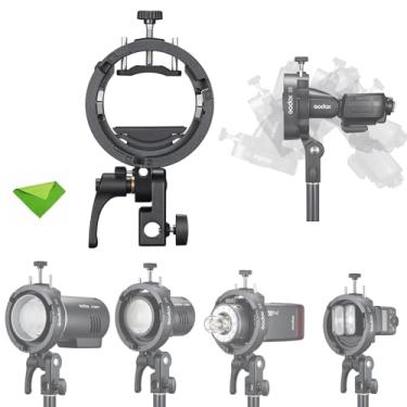 Imagem de Godox S3 SSuporte para Flash peedlite para AD200 Pro II, AD400Pro II, AD300Pro, Godox V1 Pro, Flash de Cabeça Redonda V100, Série V860III / TT685II / TT350, Encaixe Bowens