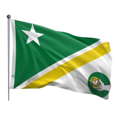Imagem de Bandeira do Município de Pato Branco Dupla Face Estampada Tamanho 90x1