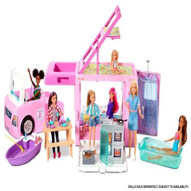 Imagem de Veículo e Acessórios - Barbie - Trailer dos Sonhos 3 em 1 - Mattel