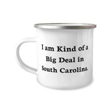 Imagem de Presentes sarcásticos da Carolina do Sul, I am Kind of a Big Deal na Carolina do Sul, Caneca de acampamento Epic Holiday de 355 ml