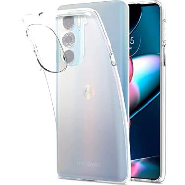 Imagem de Capa Capinha Tpu Para Motorola Edge 30 Pro Case Silicone Flexível Ultra Fina (Transparente)