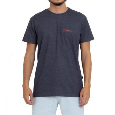 Imagem de Camiseta Billabong Crayon Wave II Masculina Cinza Escuro