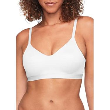 Imagem de Warner's Sutiã feminino Cloud 9 super macio sem fio conversível confortável Rn1041a, Branco, GG