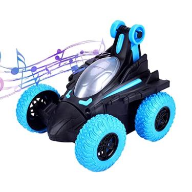 CIADAZ Carro de controle remoto, 1:16 2.4 Ghz 4WD Spray de carro de  acrobacias off-road com luzes, som, recarregável, carro de brinquedo  elétrico