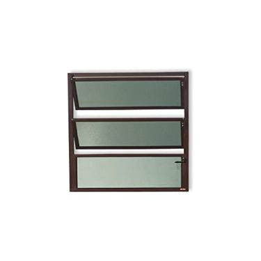 Imagem de Basculante Plus Vidro Boreal 60cm x 60cm Brimak Corten