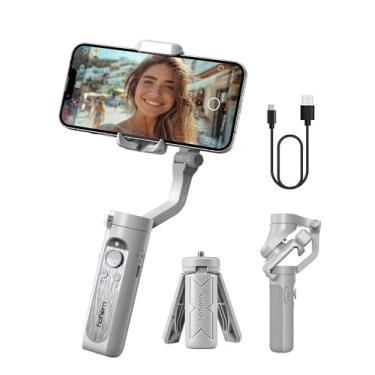 Imagem de hohem Estabilizador gimbal iSteady XE para Smartphone, Gimbal de telefone de 3 eixos 2023, estabilizador dobrável ultraleve para Android e iPhone 14 Pro Max, introdução de uma tecla,