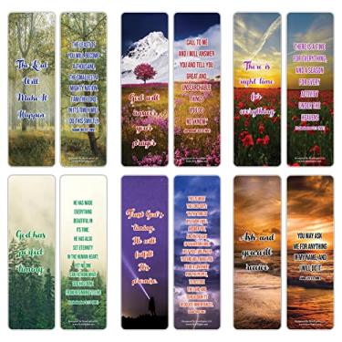 Imagem de Neweights Versículos da Bíblia Make It Happen (pacote com 30) - Perfeito para materiais de recursos escolares em casa - Christian Stocking Stuffers Tokens Ministry