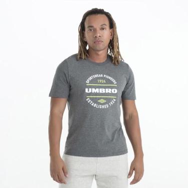 Imagem de Camiseta Masculina Umbro Football Pioneers- Cinza