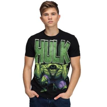 Imagem de Blusa Camiseta Vingadores Hulk Herois Marvel Infantil - Hella Store