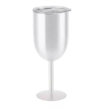Imagem de Taça Térmica 480ml Branca Parede Dupla com tampa -Dolce Home