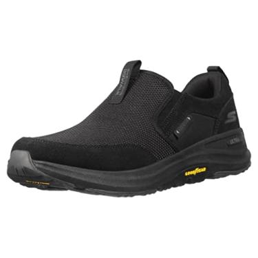 Imagem de Skechers Tênis masculino Go Walk Outdoor-Athletic para trilha e caminhada com espuma viscoelástica resfriada a ar, Preto, 7.5