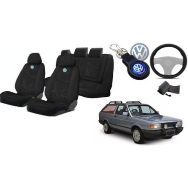 Imagem de Sofisticação Automotiva: Capas para Bancos Parati 1982-1996 + Volante 