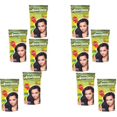 Imagem de Hene Em Gel Amazonia 09x180gr Divina Dama Preto Medio (Preto Natural) 