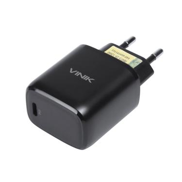 Imagem de Carregador de Parede 20W com 1 Saida Tipo C 12V 1.67A Preto