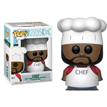 Imagem de Funko Pop South Park Wave 2 + protetor: boneco de vinil de animação de TV Pop! (conjunto de presente de colecionador com caixa protetora da marca ToyBop) (Chef com chapéu e avental)