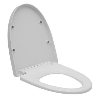 Imagem de Assento Plástico com Soft Close para Vaso Sanitário Painita Pingoo.casa - Branco