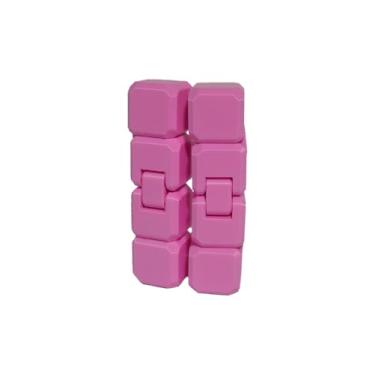 Imagem de Cubo Infinito Magico Fidget Anti Stresse Ansiedade Diversas Cores Presente Coordenação (Rosa)