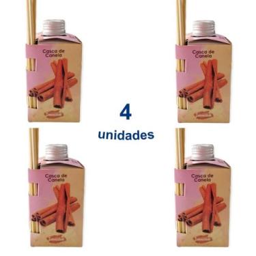 Imagem de Kit 4 Aromatizador de Ambiente 280ml Luz Aromas Difusor de Vareta - En