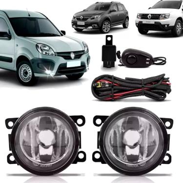 Imagem de KIt Farol de Milha Logan Sandero Oroch Moldura Alternativo Colante Suits - STS905RN