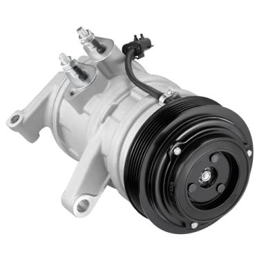 Imagem de SYKRSS Compressor A/C de ar condicionado 68357 com embreagem compatível com Jeep Grand Cherokee Commander 2006-2007, compatível com Dodge Durango 2004-2007, 3,7L 4,7L