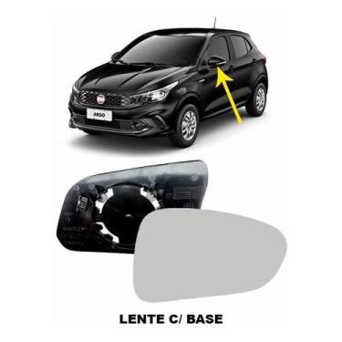 Imagem de Lente Retrovisor Fiat Argo 2017 2018 2019 17 18 19 Original - Original