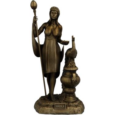 Imagem de Estátua Hera Deusa Grega - Rainha dos Deuses - Versão 2 (Cor Ouro Velho)