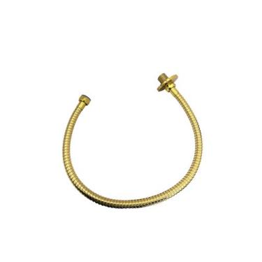 Imagem de Flexivel Engate Mangueira Para Ducha Com Derivação 80cm Dourado - Same