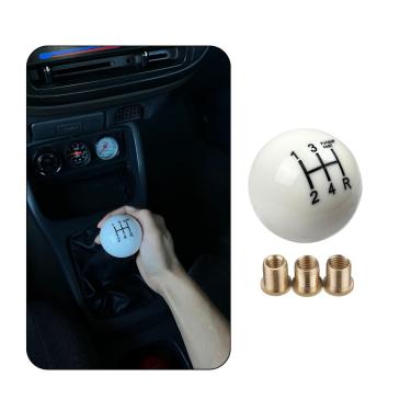 Imagem de Bola Manopla De Cambio Universal Branco Toyota BMW Renault